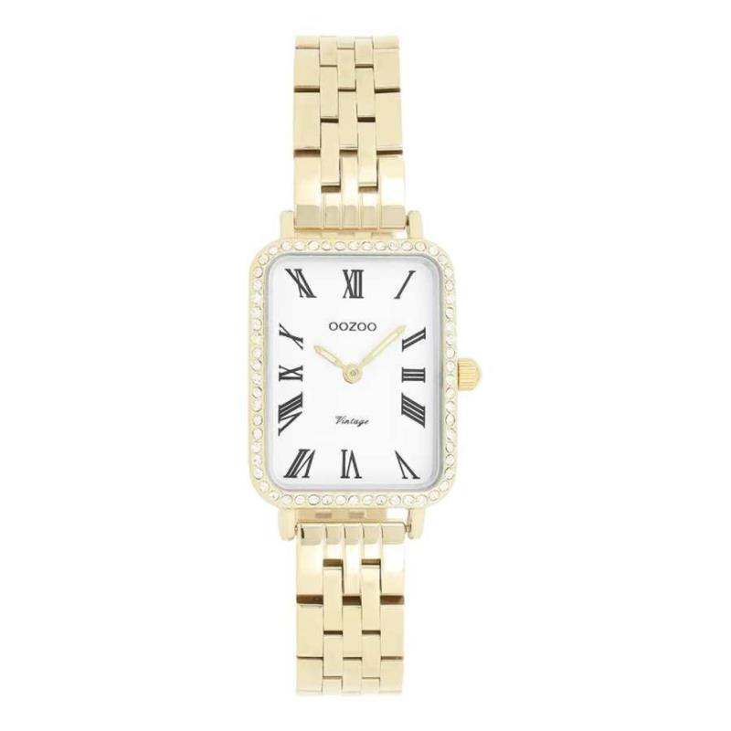 OOZOO Vintage - C20414, Gold case with Stainless Steel Bracelet