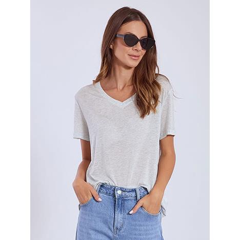 T-shirt με V λαιμόκοψη SN7618.4212+2