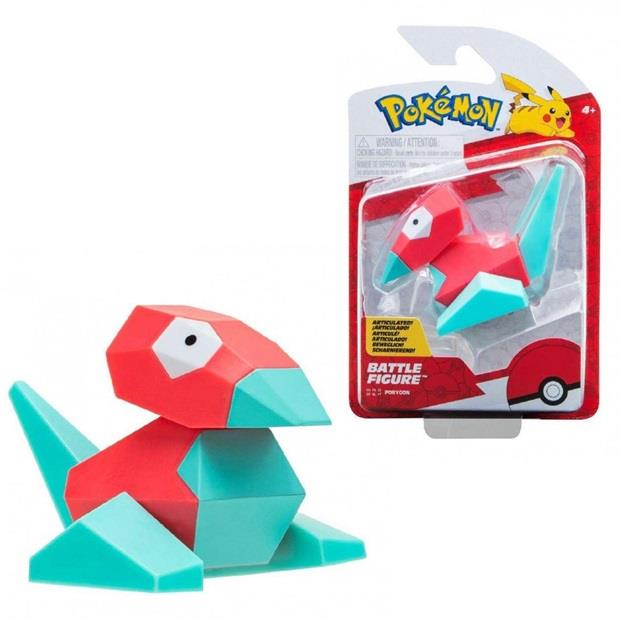 Jazwares Pokemon Φιγούρα Μάχης 10εκ. Porygon Wave 14 - PKW3004