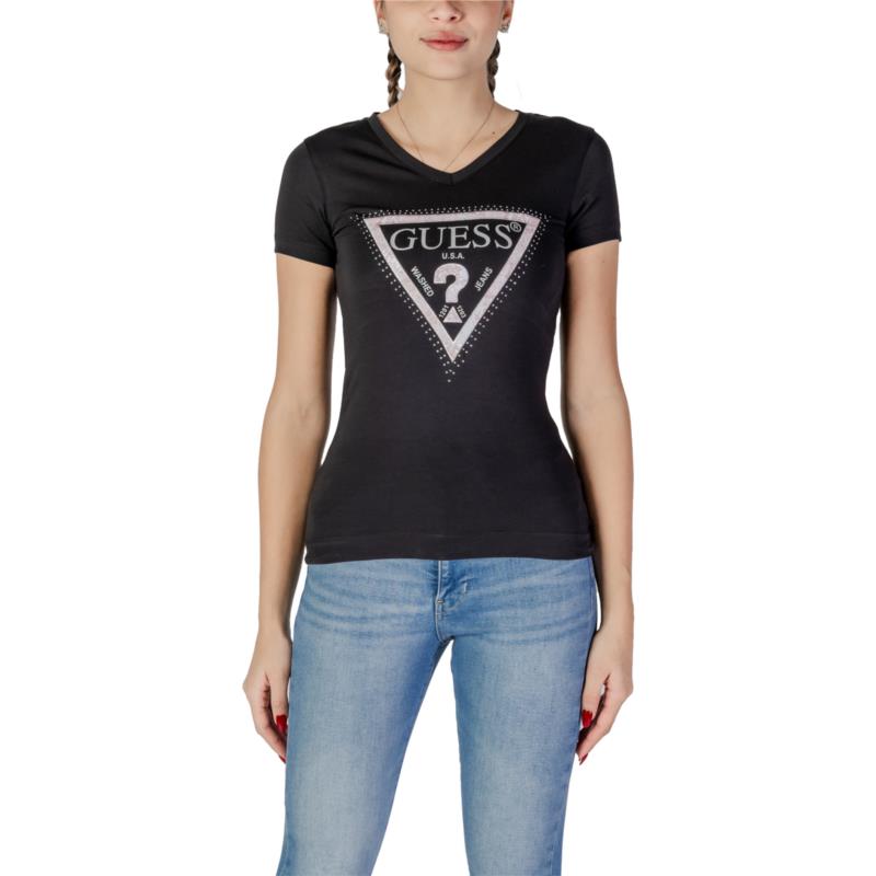 T-shirt με κοντά μανίκια Guess SS VN PYTHON TRIANGLE W5RI21 J1314