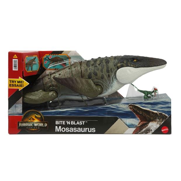 Mattel Jurassic World Rebirth Μοσόσαυρος Με Λειτουργία Κίνησης Και Ήχους - JCH00