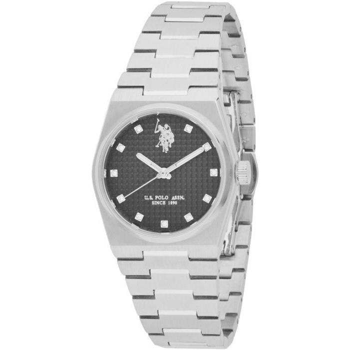 U.S. POLO Jamie - USP8393BK, Silver case with Stainless Steel Bracelet