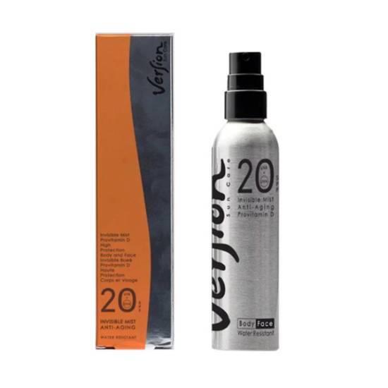 VERSION Invisible Mist Aόρατο Σπρέι Προσώπου & Σώματος Υψηλής Προστασίας SPF20 200ml