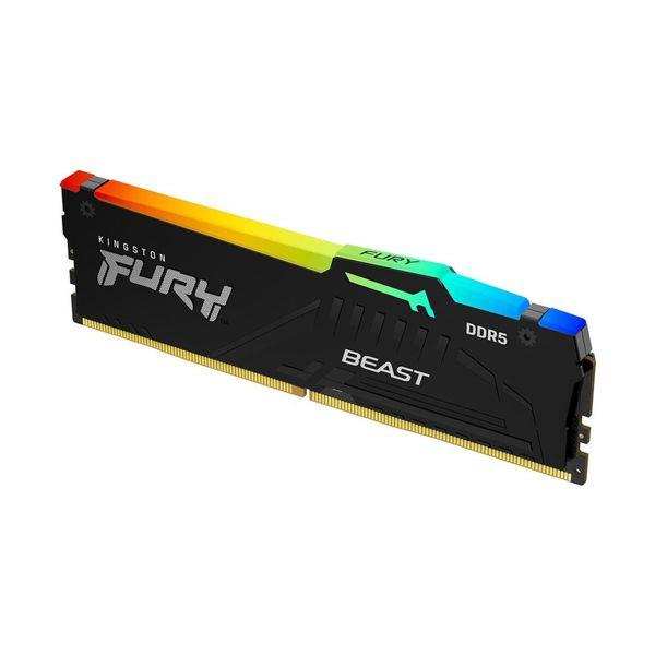 Kingston Fury Beast RGB DDR5 6000 1x32GB C40 Μνήμη RAM