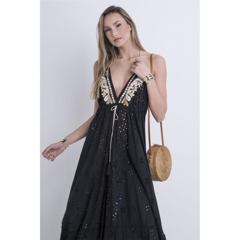 Φόρεμα maxi κιπούρ - 4252014420