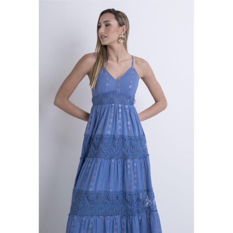 Φόρεμα maxi τιραντάκι - 4252019730