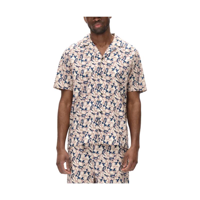 Πουκάμισο με μακριά μανίκια Gabba SVEN LINEN RESORT EPO SHORTSLEEVE REGULAR FIT SHIRT MEN