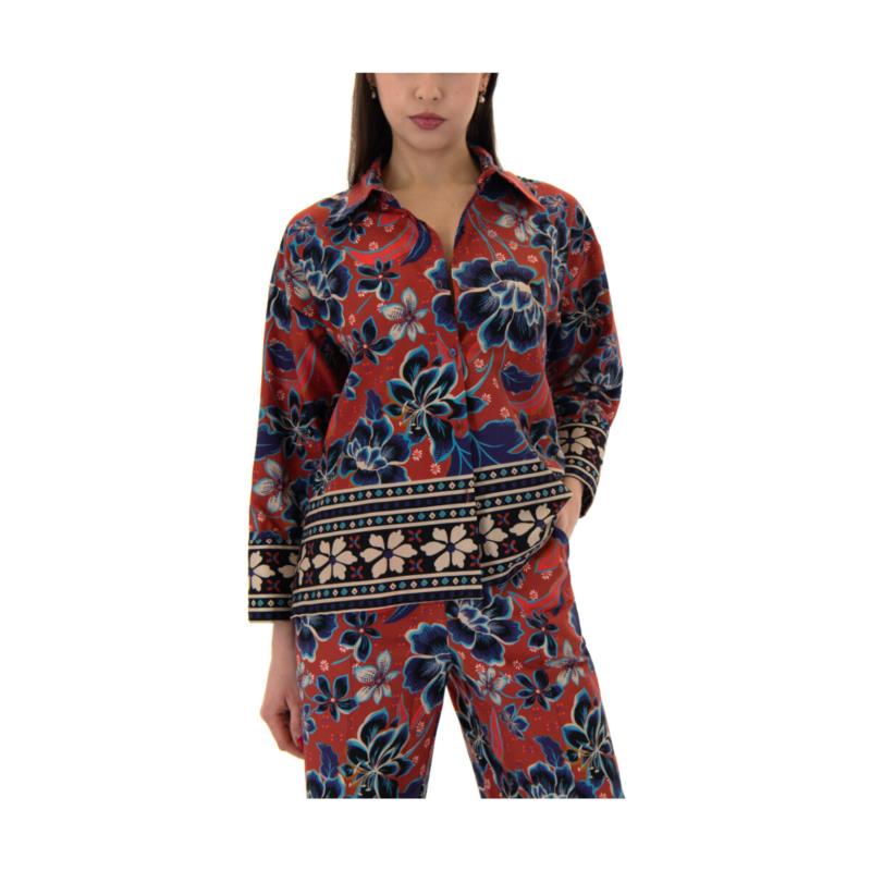 Πουκάμισα My T Wearables PRINTED LONGSLEEVE REGULAR FIT SHIRT WOMEN