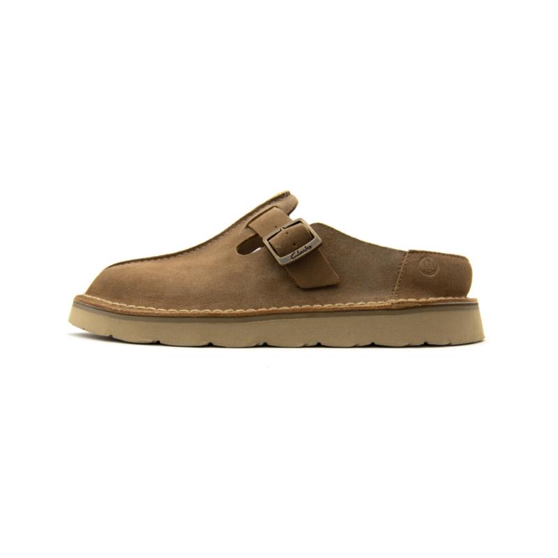 Slip on Clarks SOLSBURY SUEDE LEATHER MULES MEN