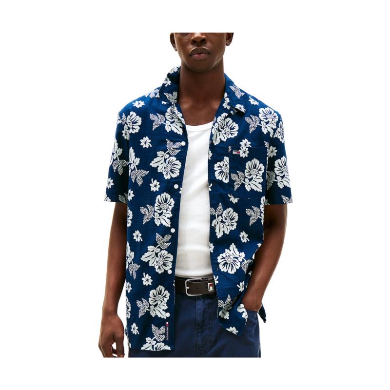 Πουκάμισο με μακριά μανίκια Tommy Hilfiger TOMMY JEANS ALL OVER PRINT SHORTSLEEVE REGULAR FIT SHIRT MEN