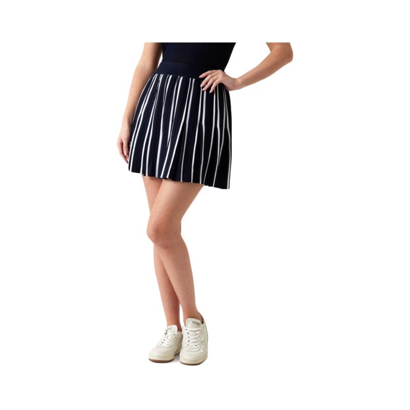 Κοντές Φούστες Guess PLEATED STRIPED MINI SWEATER SKIRT WOMEN