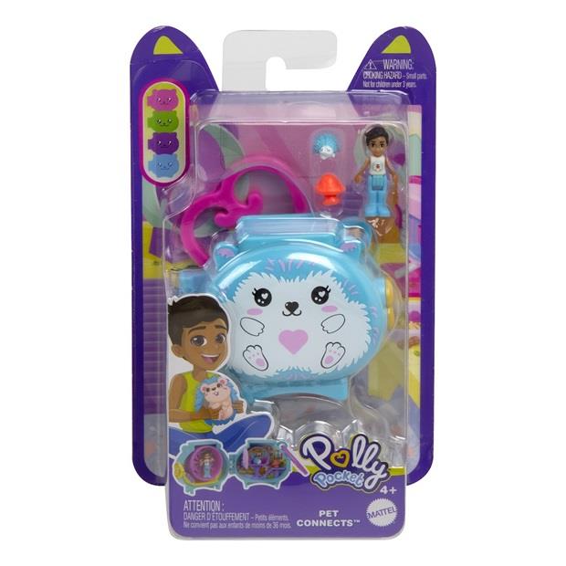 Mattel Poly Pocket Pet Connects Σκαντζόχοιρος Σετάκια Με Ζωάκια - HXX23