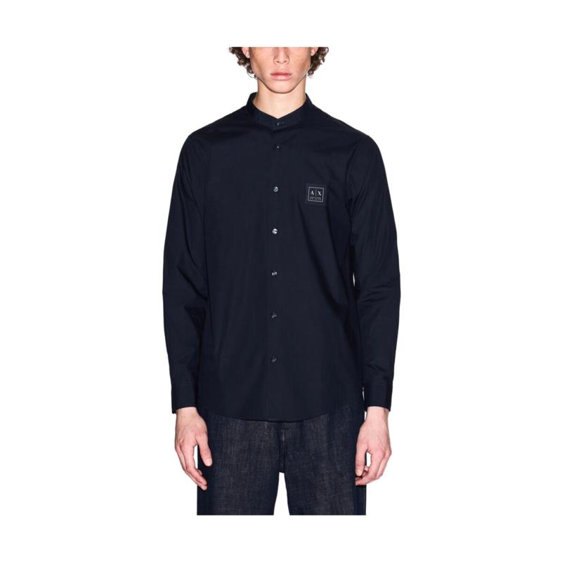 Πουκάμισο με μακριά μανίκια EAX REGULAR FIT SHIRT MEN