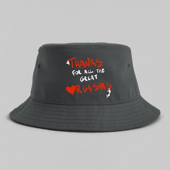 Thanks for all the Great Orgasms - Καπέλο Bucket MemoryBox Γκρι