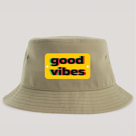 good vibes - Καπέλο Bucket MemoryBox Μπεζ