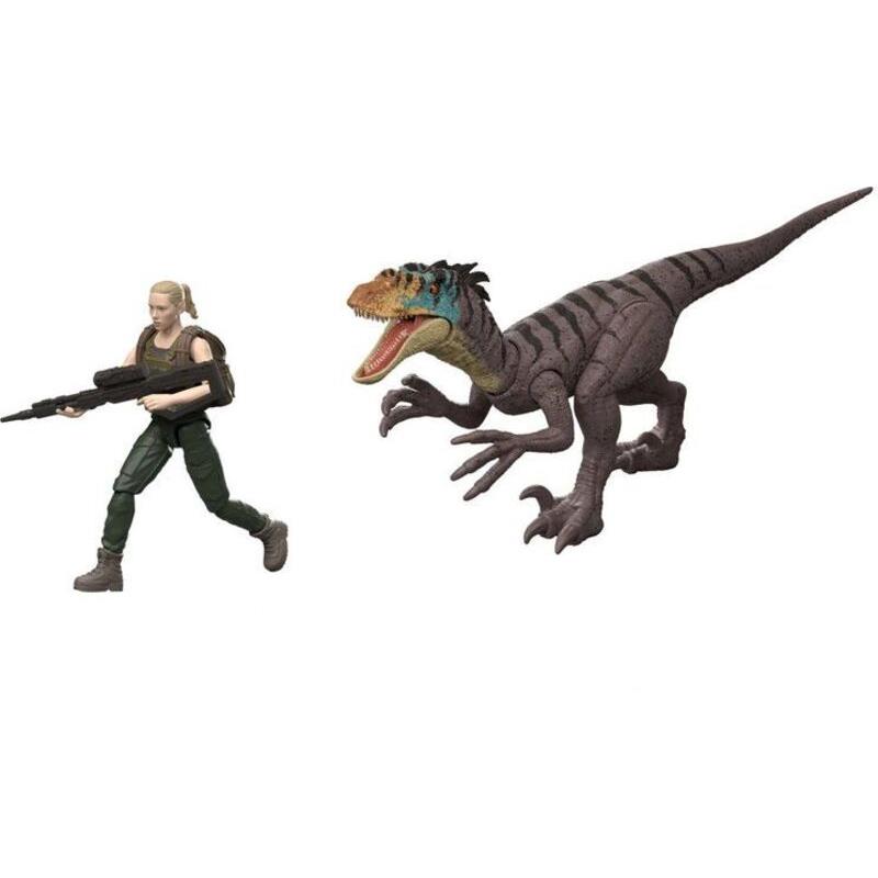 Jurassic World Rebirth Φιγούρες Δεινοσαύρων Με Φιγούρα-2 Σχέδια (JGB82)