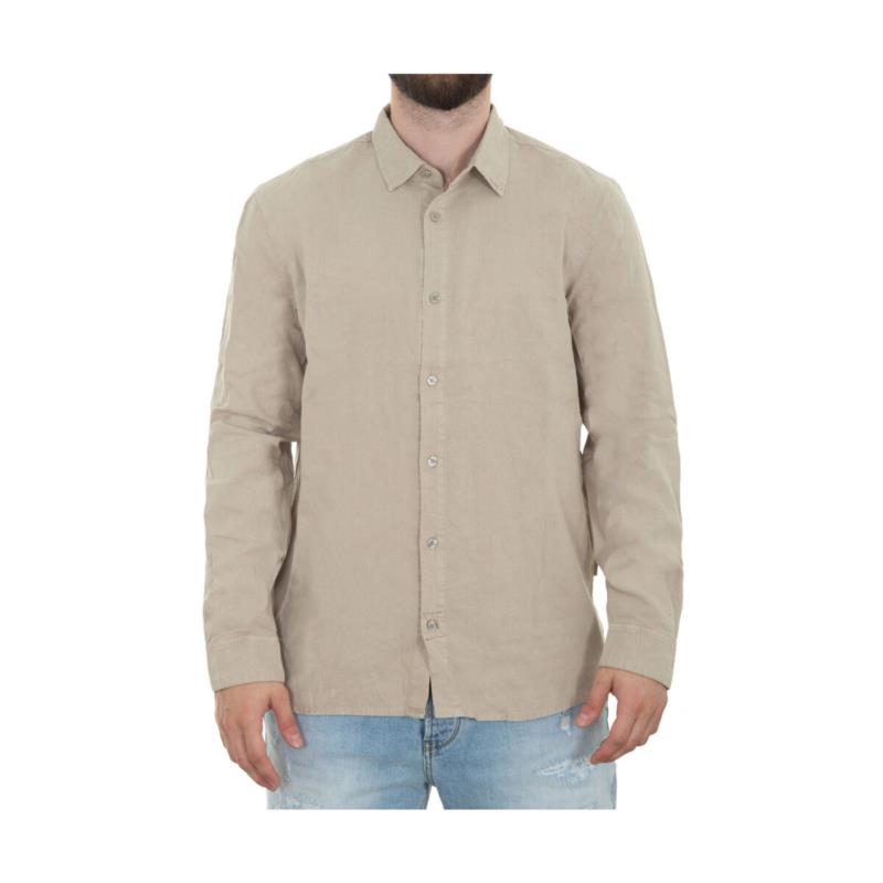 Πουκάμισο με μακριά μανίκια Gabba SVEN LINEN LONG SLEEVE REGULAR FIT SHIRT MEN