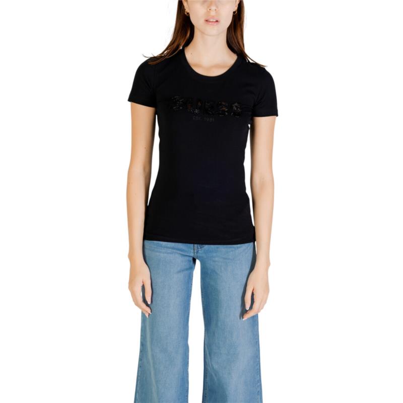 T-shirt με κοντά μανίκια Guess CN SS LOGO SEGQUINS W5GI17 J1314