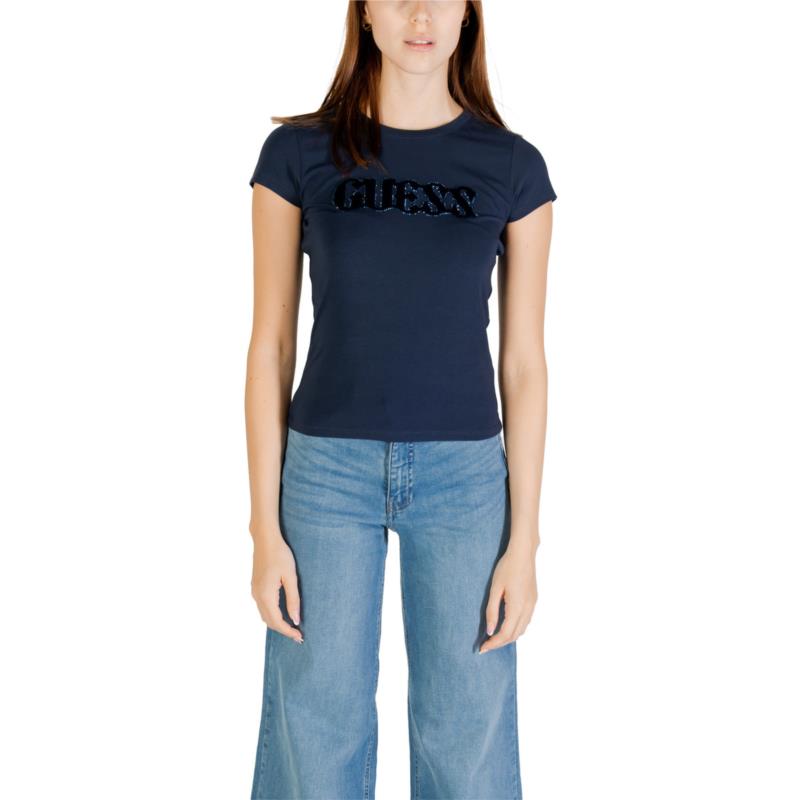 T-shirt με κοντά μανίκια Guess SS PONY HAIR LOGO R5 W5GI42 J1314