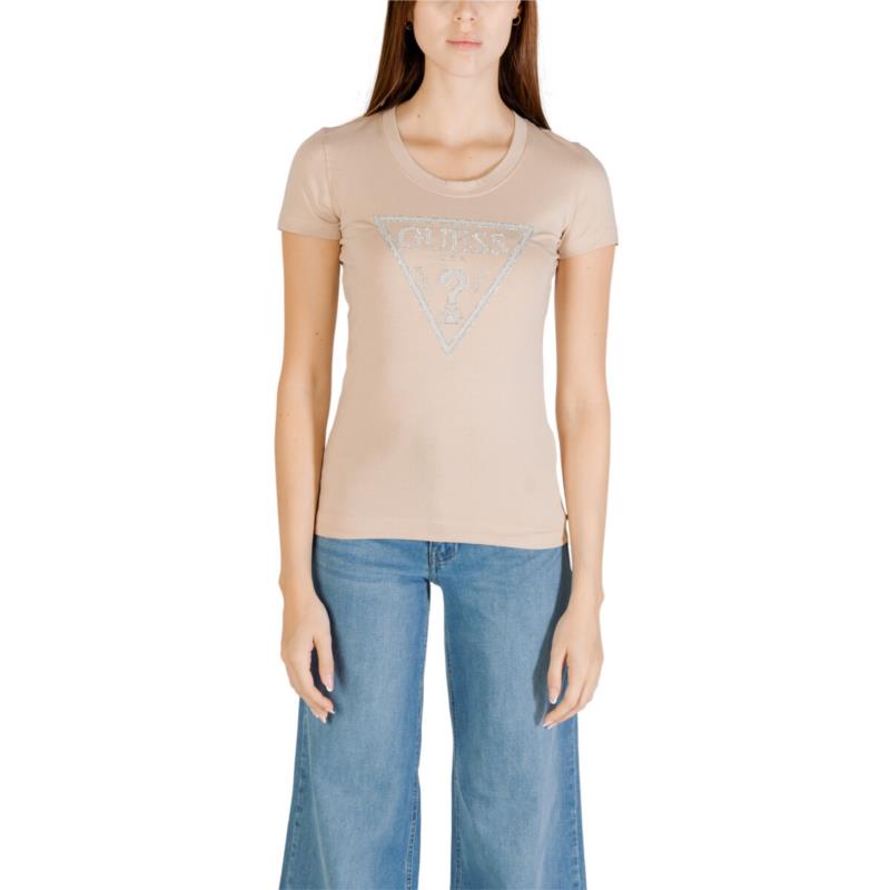 T-shirt με κοντά μανίκια Guess SS CN SHINY TRIANGLE W5RI11 J1314