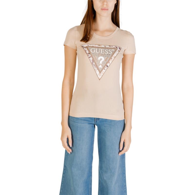 T-shirt με κοντά μανίκια Guess SS CN CHEETA LOGO W5RI22 J1314