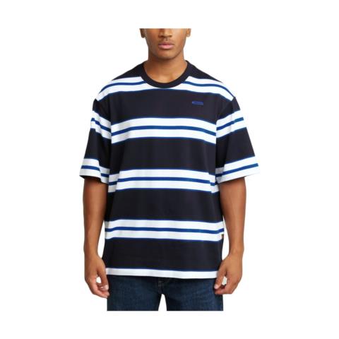 T-shirt με κοντά μανίκια G-Star Raw KNIT STRIPED OVERSIZED FIT T-SHIRT MEN