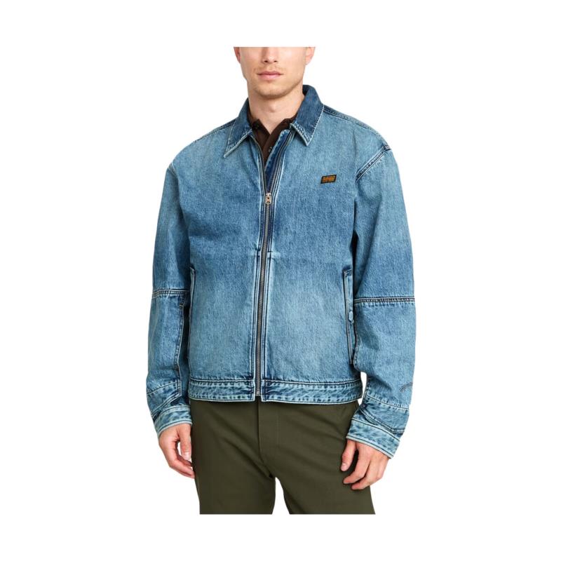 Χοντρό μπουφάν G-Star Raw DENIM LONG POCKET REGULAR FIT JACKET MEN