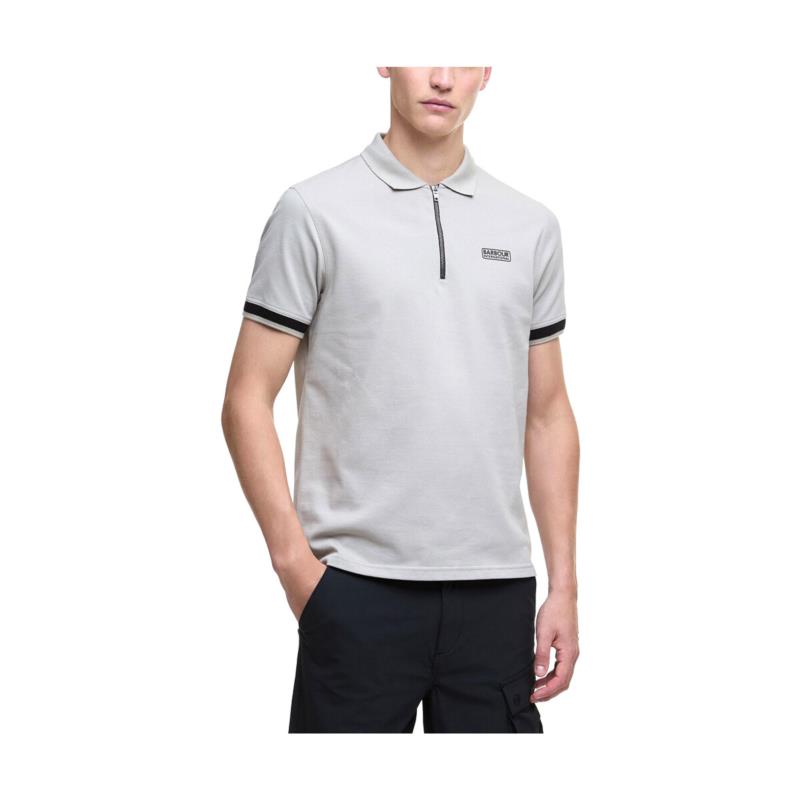 T-shirt με κοντά μανίκια Barbour BRADLEY ZIP POLO T-SHIRT MEN INTERNATIONAL