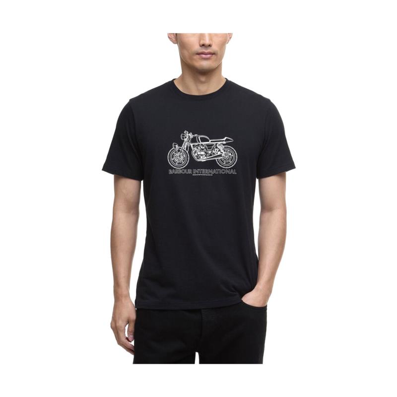 T-shirt με κοντά μανίκια Barbour VENTURE GRAPHIC SLIM FIT T-SHIRT MEN INTERNATIONAL