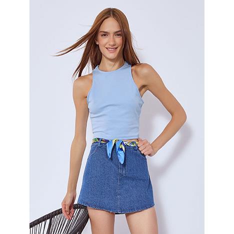 Crop top με βαμβάκι SN9844.4157+2