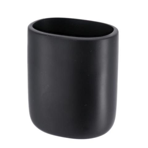 Ποτήρι Οδοντόβουρτσας (9x6.5x10.5) T-D Oval Black 61202103