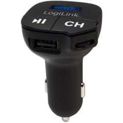 LOGILINK FM0004 FM TRANSMITTER WITH MP3 PLAYER AND MICROSD SLOT