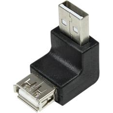 LOGILINK AU0025 USB 2.0 ADAPTER AM/AF 90° SLEWABLE BLACK