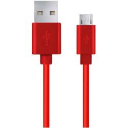 ESPERANZA EB177R CABLE MICRO USB 2.0 A-B M/M 0.5M RED