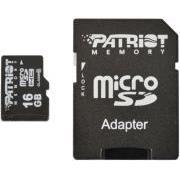 PATRIOT PSF16GMCSDHC10 LX SERIES 16GB MICRO SDHC CLASS 10 + SD ADAPTER