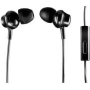 PANASONIC RP-TCM360E-K CANAL TYPE IN-EAR HEADPHONES WITH MIC BLACK