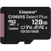 KINGSTON SDCS2/128GBSP CANVAS SELECT PLUS 128GB MICRO SDXC 100R A1 C10 SINGLE PACK
