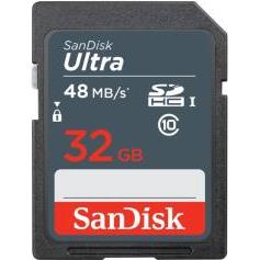 SANDISK SDSDUNB-032G 32GB ULTRA SDHC UHS-I CLASS 10