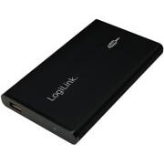 LOGILINK UA0040B 2.5'' IDE HDD ENCLOSURE ALUMINIUM USB 2.0 BLACK