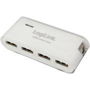 LOGILINK UA0086 USB2.0 4-PORT HUB WITH POWER SUPPLY WHITE