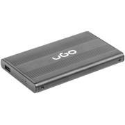 UGO UKZ-1003 2.5'' SATA EXTERNAL HDD ENCLOSURE USB 2.0 ALUMINIUM