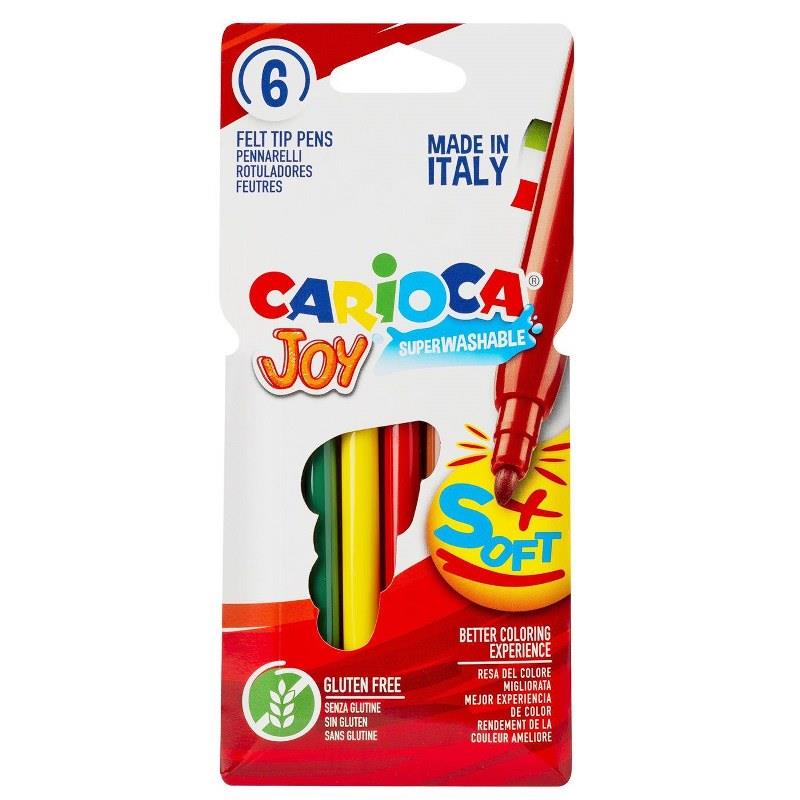 Μαρκαδόροι Σετ 6τμχ 2,6mm Joy Carioca 60-5 - CARIOCA - 60-5
