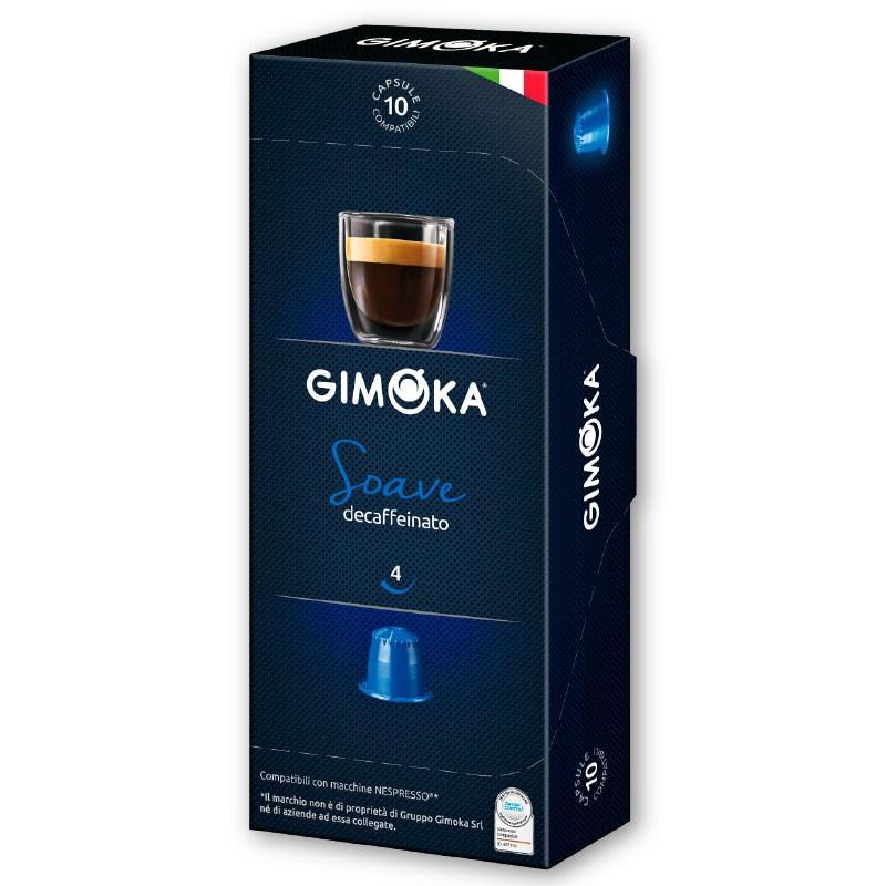 Κάψουλες Espresso Gimoka Soave Decaffeinato 10τεμ. - Συμβατές Nespresso