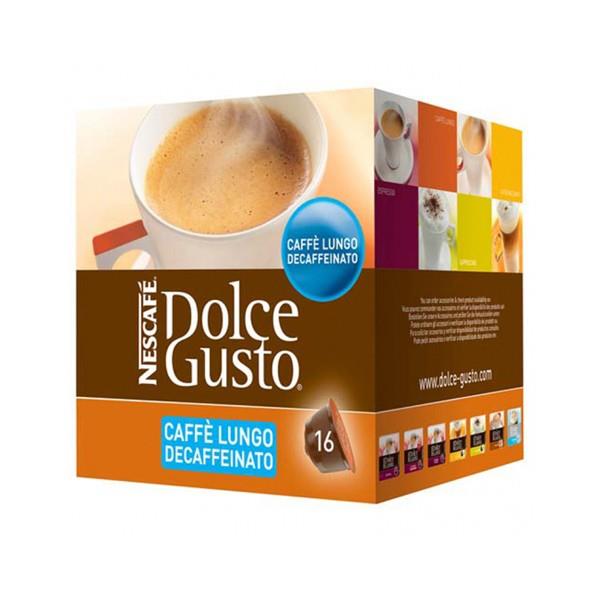 Κάψουλες Καφέ με Θήκη Nescafe Dolce Gusto 94331 Caffe Lungo Decaffeinato (16 uds)