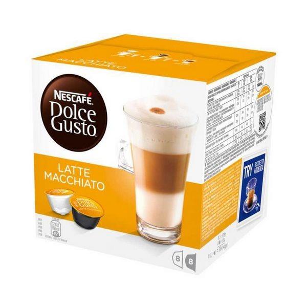 Κάψουλες Καφέ με Θήκη Nescafe Dolce Gusto 98386 Latte Macchiato (16 uds)