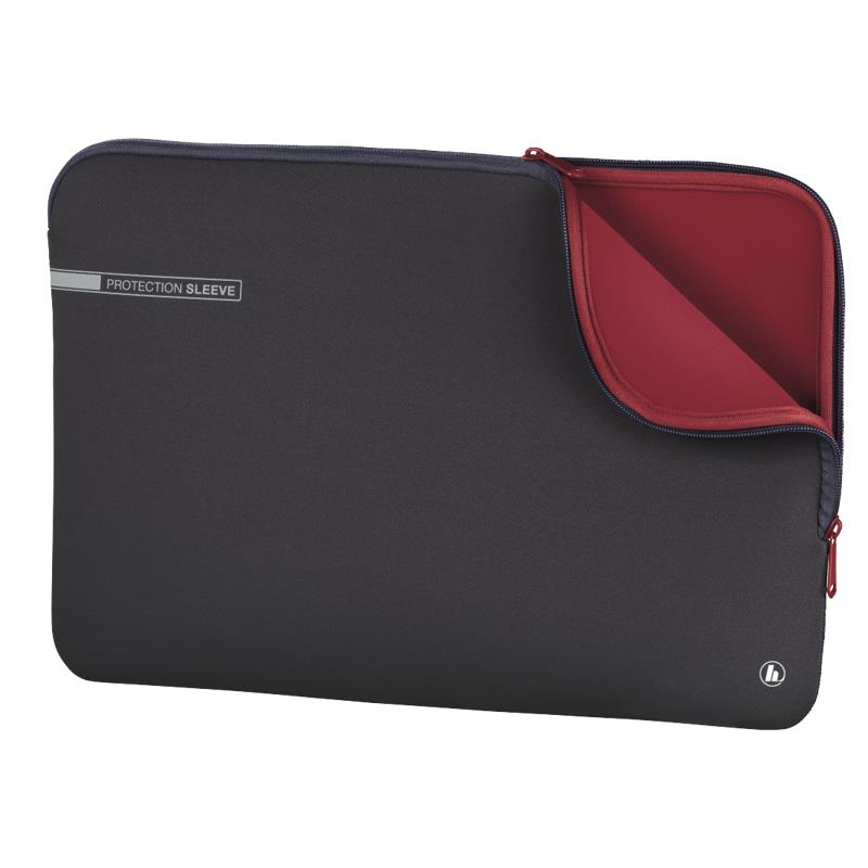 Hama Neoprene Sleeve for Notebooks 11.6. Grey/Red