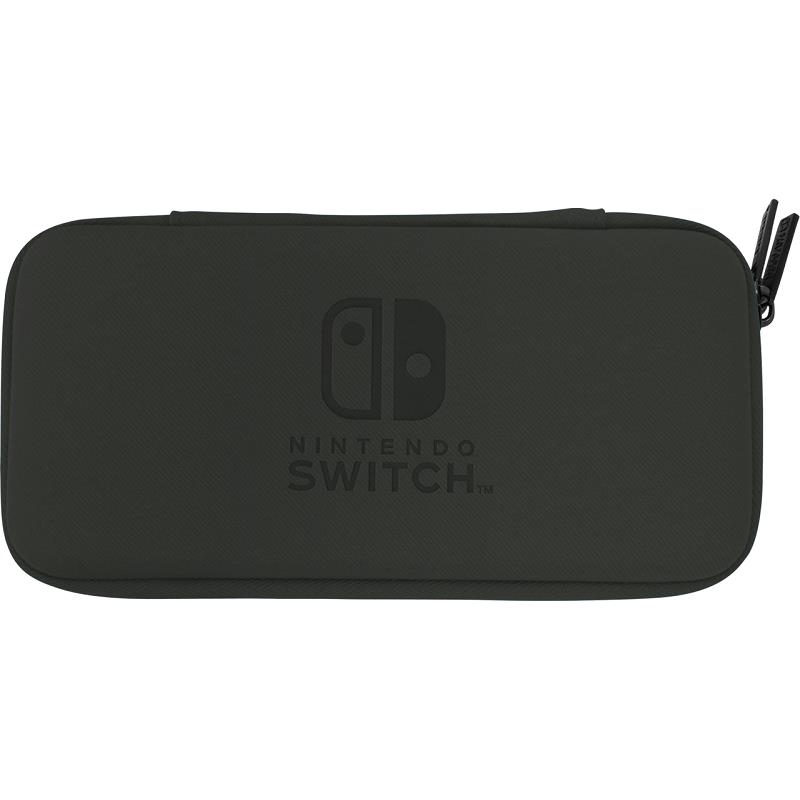 Hori Slim Tough Pouch for Nintendo Switch Lite, Black/Yellow