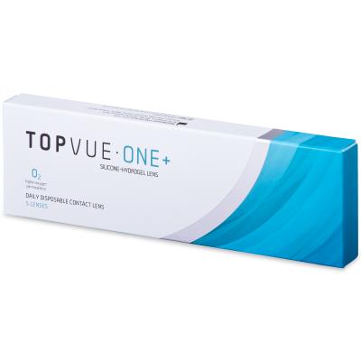 TopVue One+ ημερήσιοι διοπτρικοί φακοί επαφής (5 φακοί)