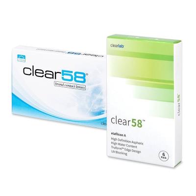 Clear 58 (6 φακοί)