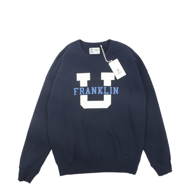Franklin Marshall Fleece Cotton Round FLMF166ANW19 Σκούρο Μπλε